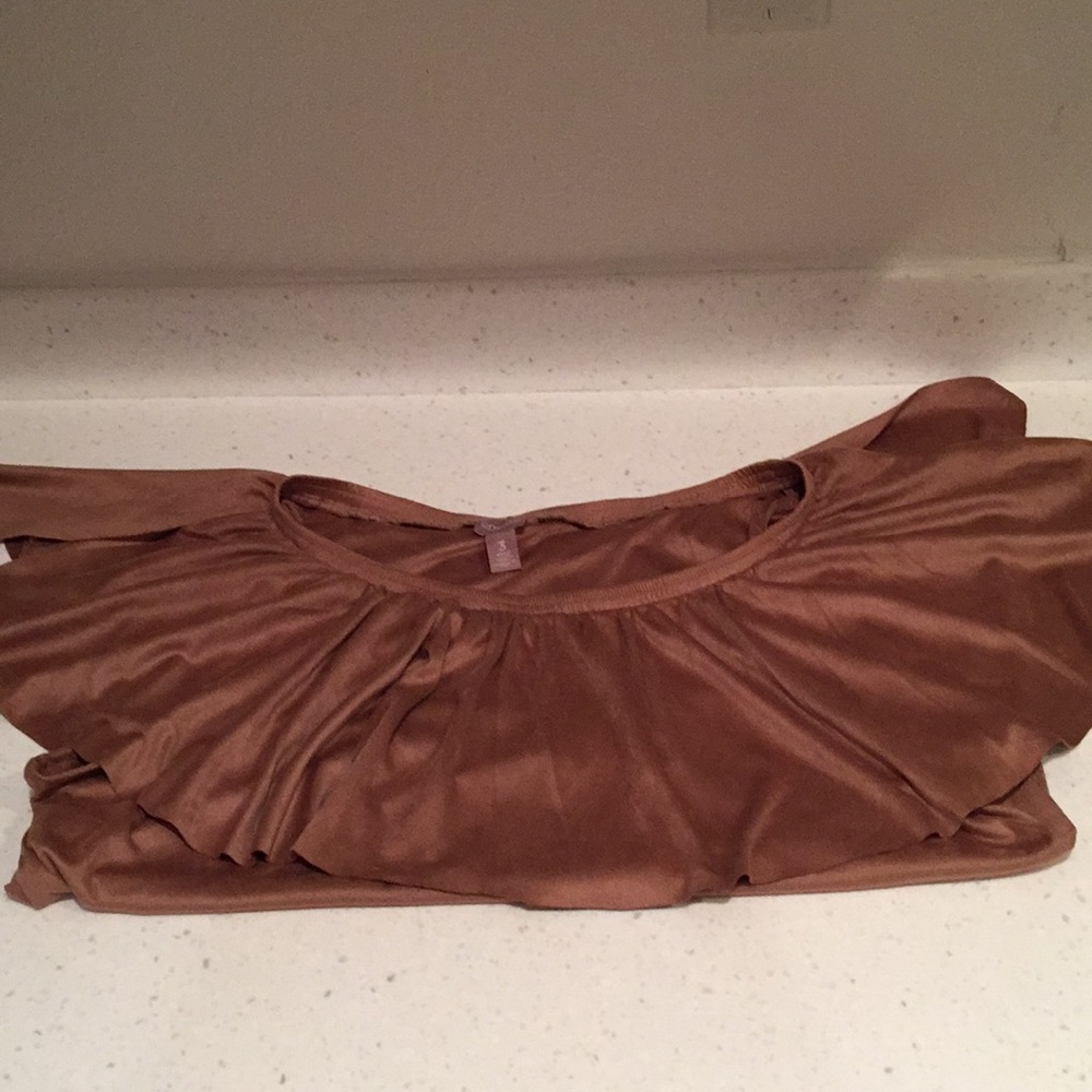 Chico’s Faux Suede Sleeveless Top - Picture 5 of 8